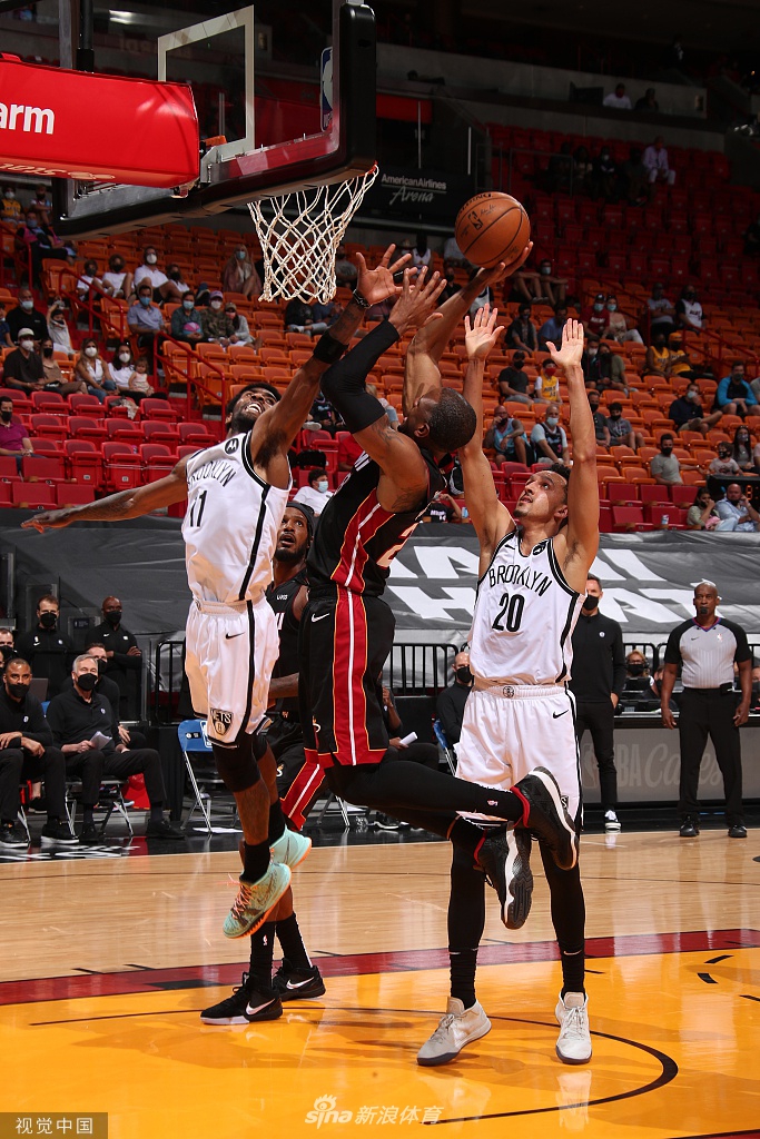 [NBA]篮网107-109热火 阿德绝杀杜兰特伤退