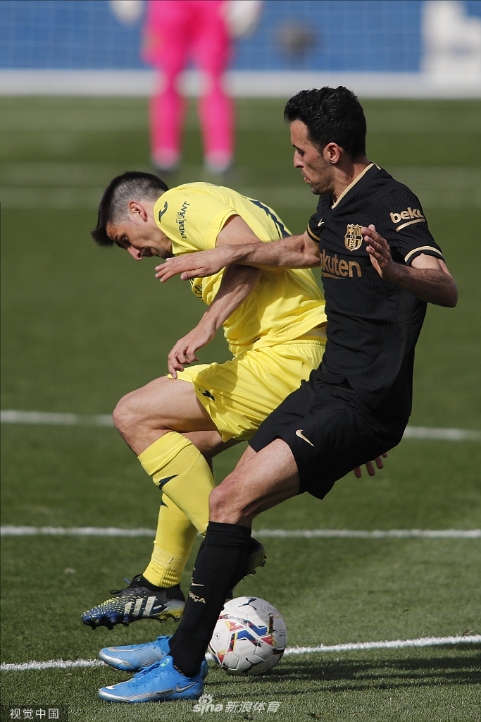 [西甲]比利亚雷亚尔1-2巴萨 格列兹曼两球