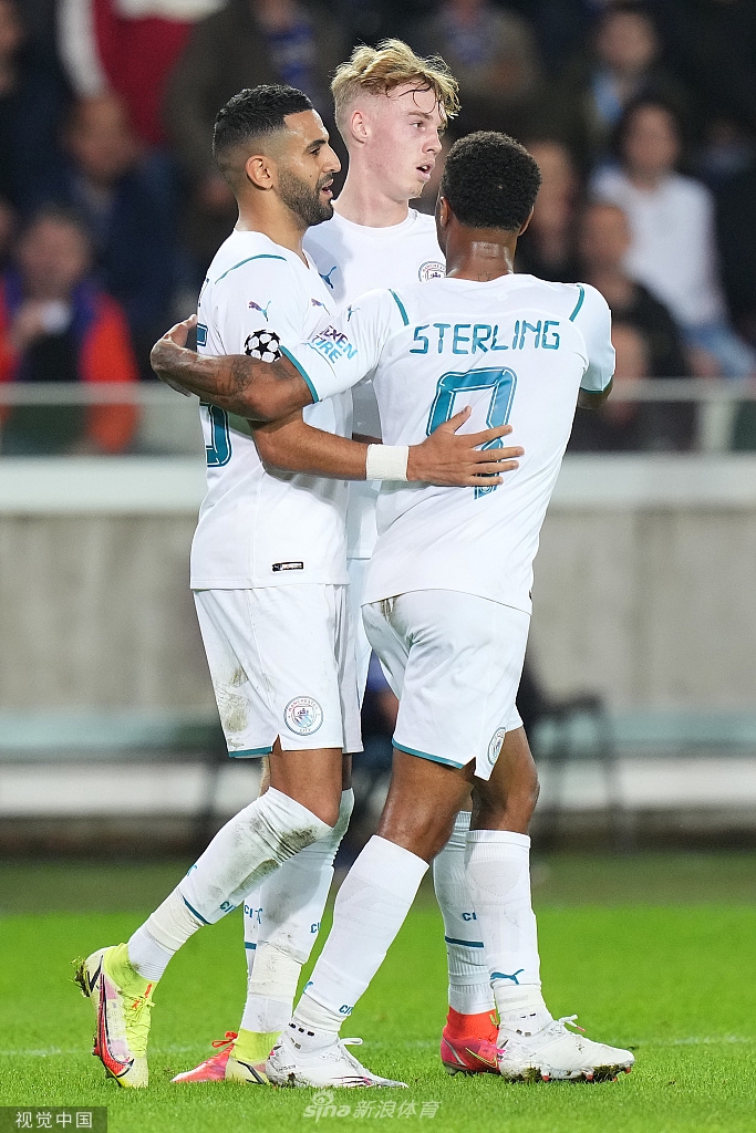 [欧冠]布鲁日1-5曼城 马赫雷斯两球