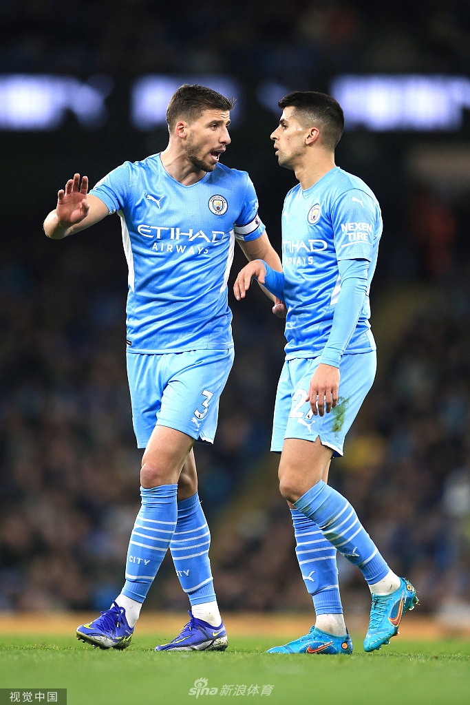 [英超]曼城2-0布伦特福德 德布劳内破门