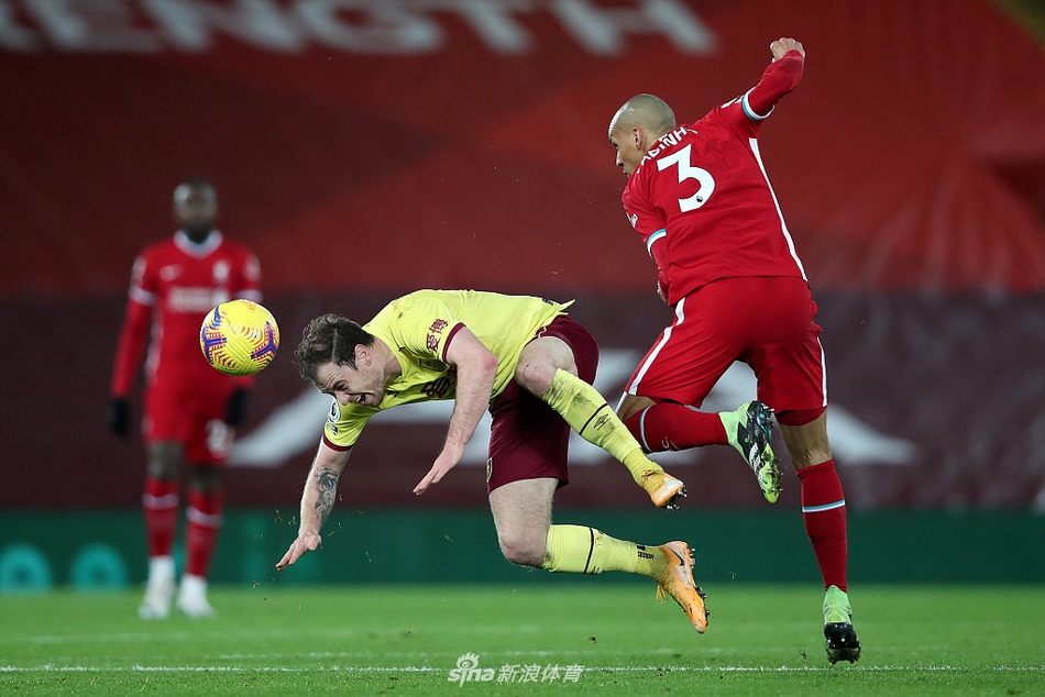 [英超]利物浦0-1伯恩利 68场不败终结