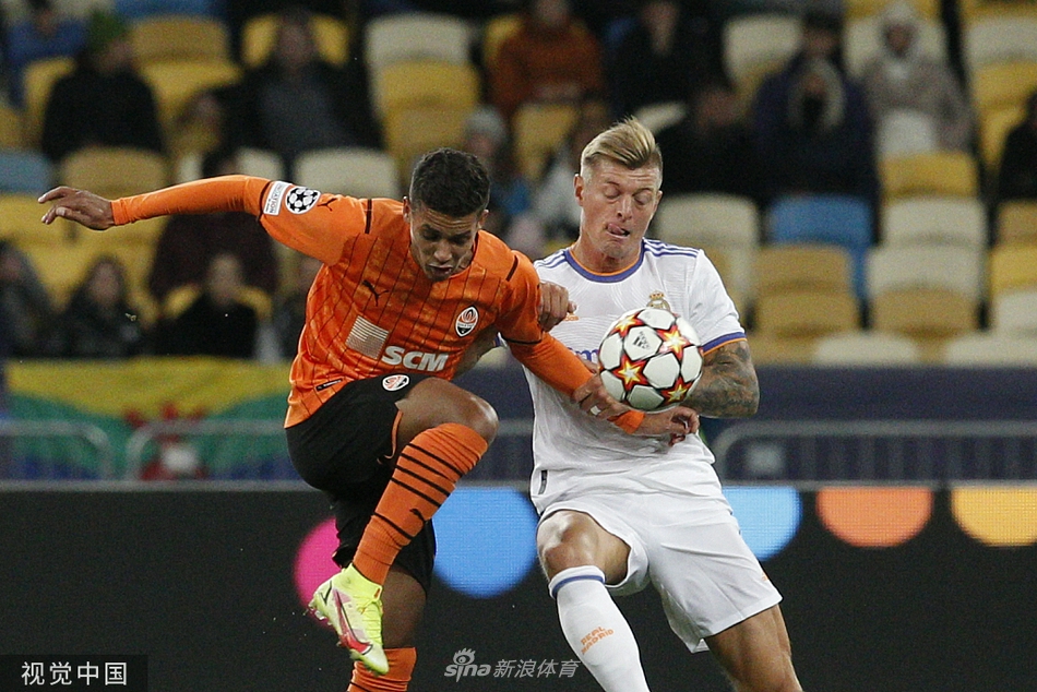 [欧冠]顿涅茨克矿工0-5皇马 威尼修斯两球