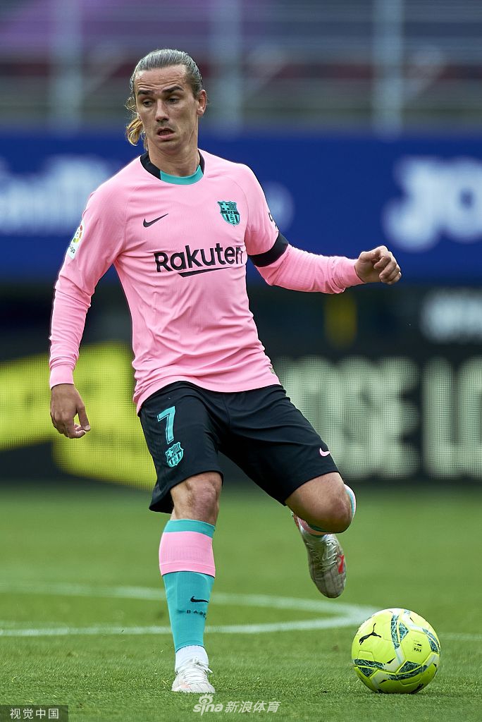 [西甲]埃瓦尔0-1巴萨 格列兹曼绝杀