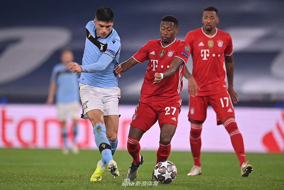 [欧冠]拉齐奥1-4拜仁 莱万破门