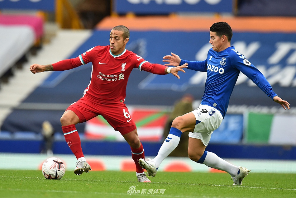 [英超]埃弗顿2-2利物浦