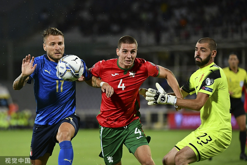[世预赛]意大利1-1保加利亚 基耶萨破门
