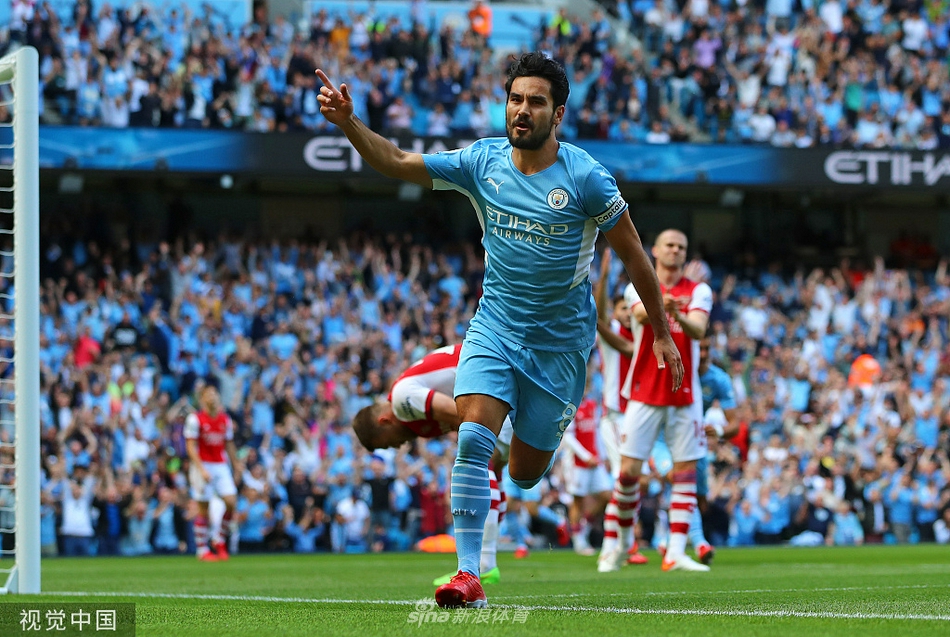 [英超]曼城5-0阿森纳 热苏斯传射