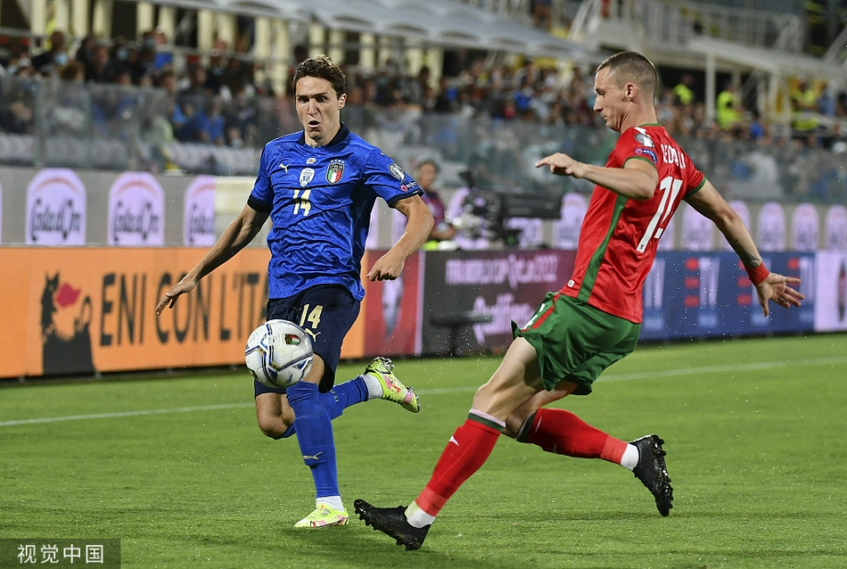 [世预赛]意大利1-1保加利亚 基耶萨破门