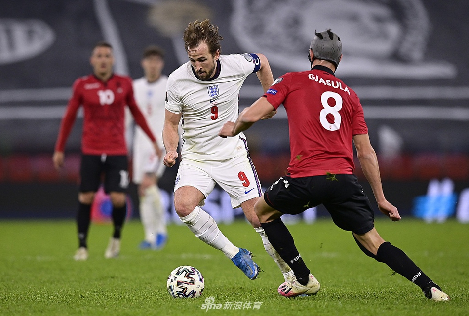 [世预赛]英格兰2-0阿尔巴尼亚 凯恩传射