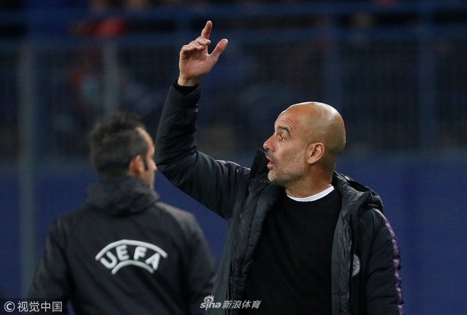 瓜迪奥拉在比赛中