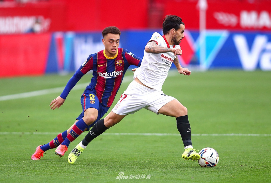 [西甲]塞维利亚0-2巴萨 梅西传射