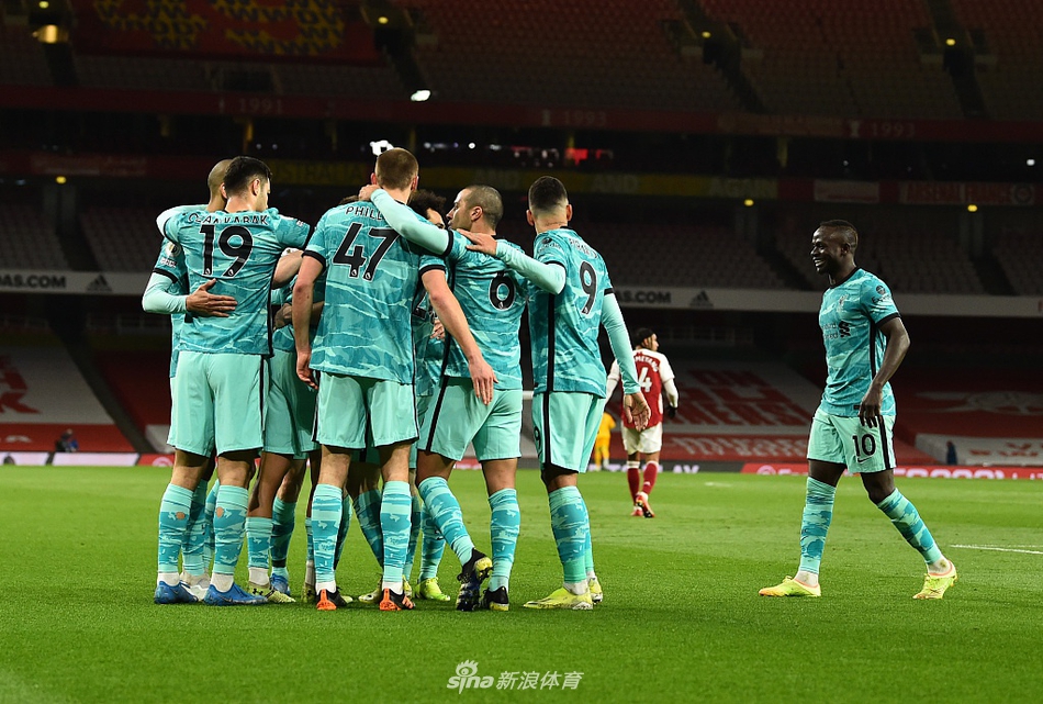 [英超]阿森纳0-3利物浦 若塔两球