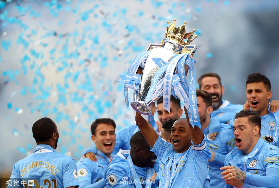 [英超]曼城5-0埃弗顿 阿圭罗两球