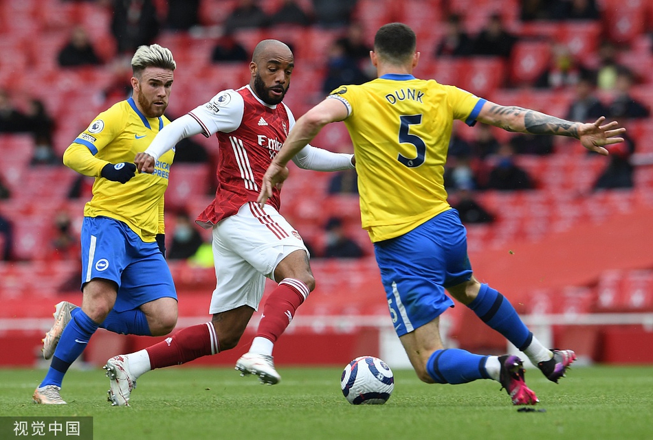 [英超]阿森纳2-0布莱顿 佩佩两球