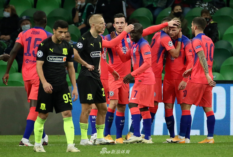 [欧冠]克拉斯诺达尔0-4切尔西