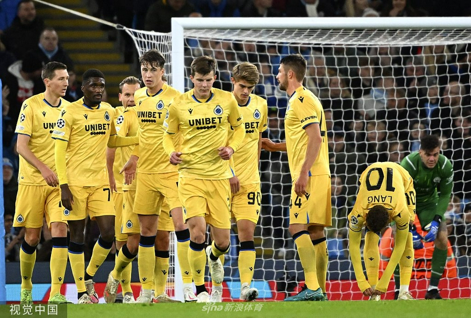 [欧冠]曼城4-1布鲁日 斯特林破门