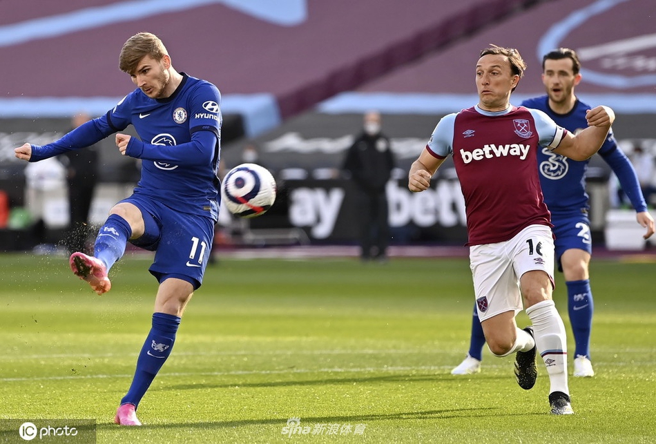 [英超]西汉姆0-1切尔西 维尔纳破门