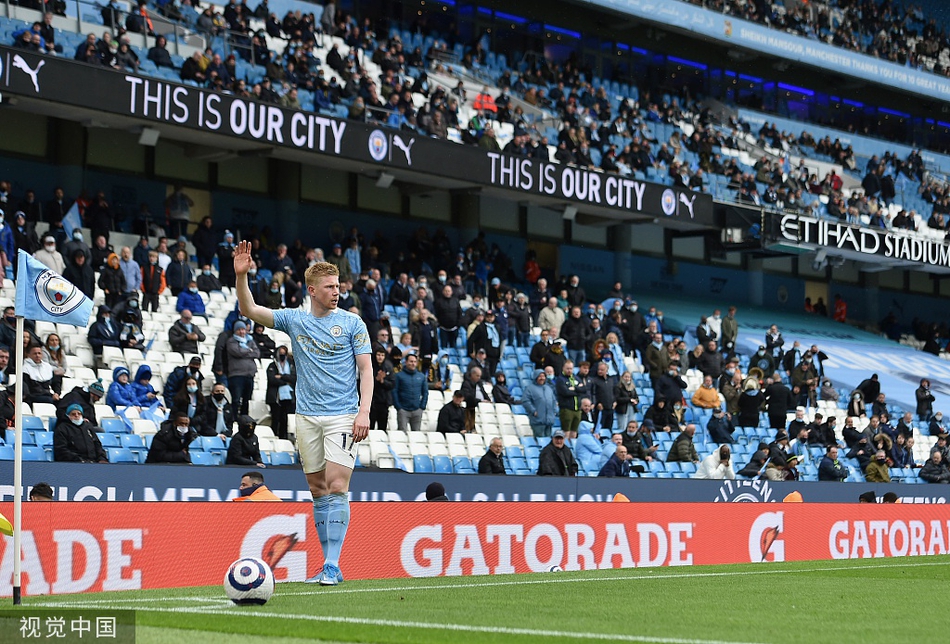 [英超]曼城5-0埃弗顿 阿圭罗两球