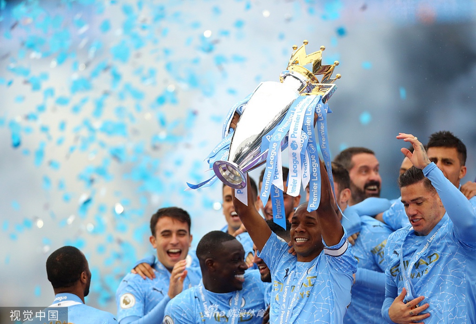 [英超]曼城5-0埃弗顿 阿圭罗两球