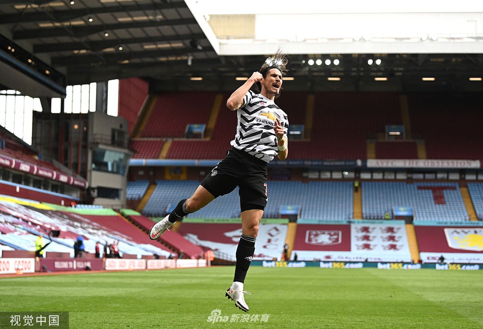 [英超]维拉1-3曼联 卡瓦尼破门