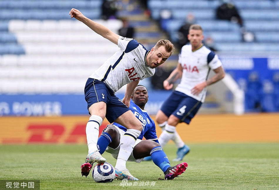 [英超]莱斯特2-4热刺 贝尔两球