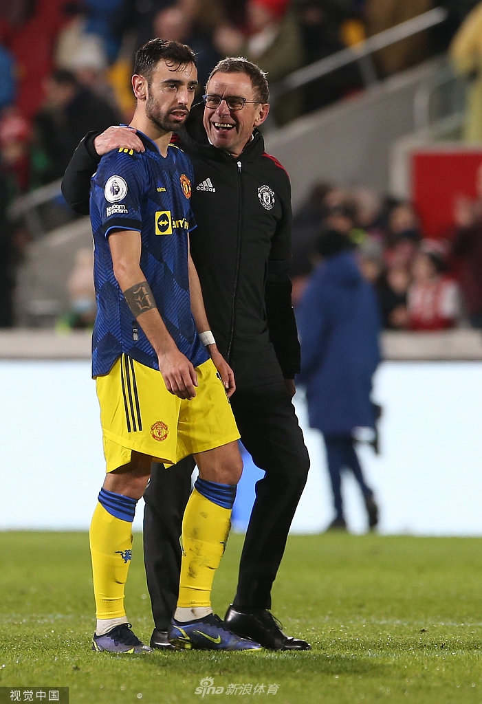 [英超]布伦特福德1-3曼联 B费助攻双响