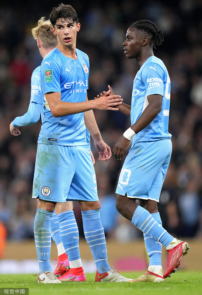 [联赛杯]韦康比1-6曼城 马赫雷斯两球