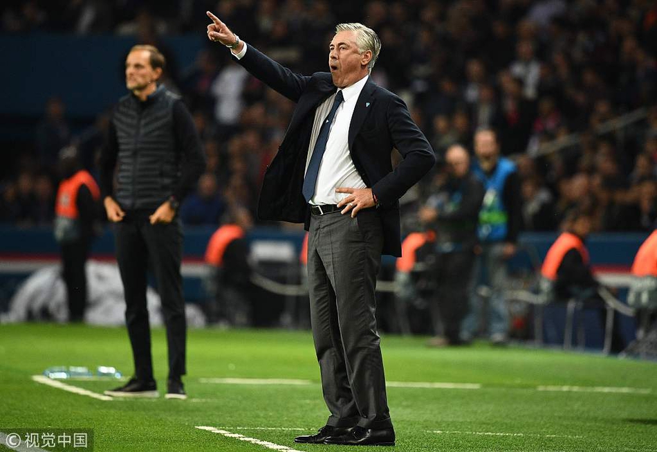 安切洛蒂对阵旧主