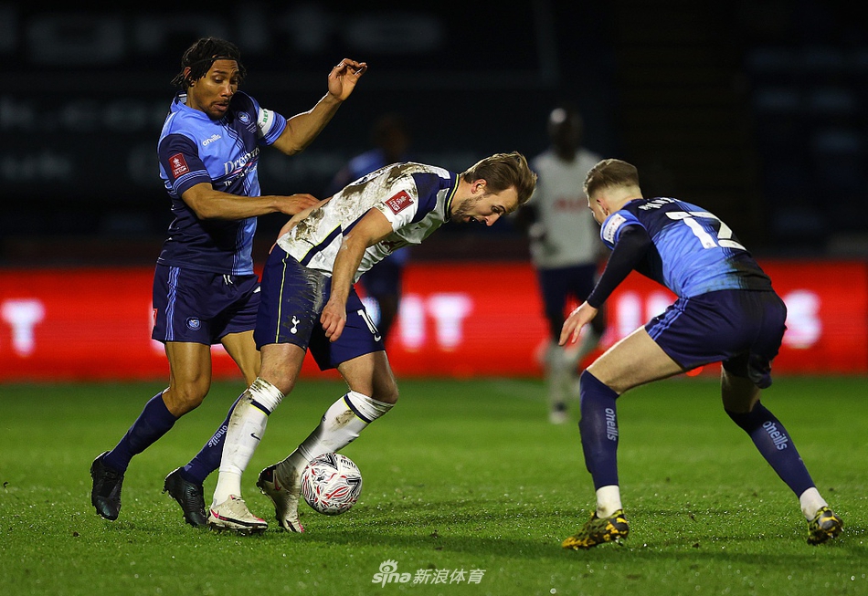 [足总杯]威科姆1-4热刺 贝尔破门