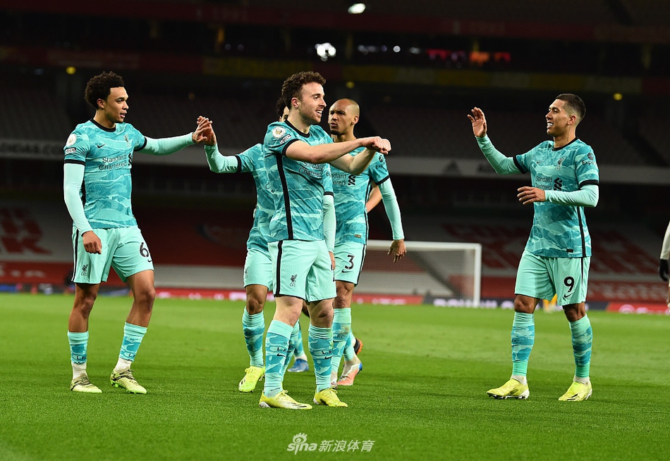 [英超]阿森纳0-3利物浦 若塔两球