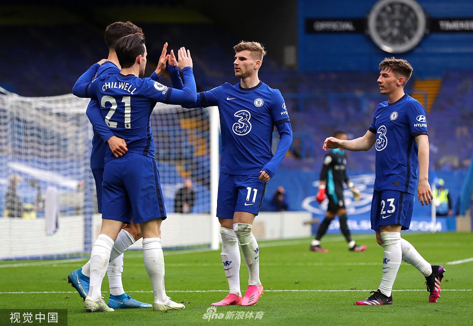 [英超]切尔西2-0富勒姆 哈弗茨两球