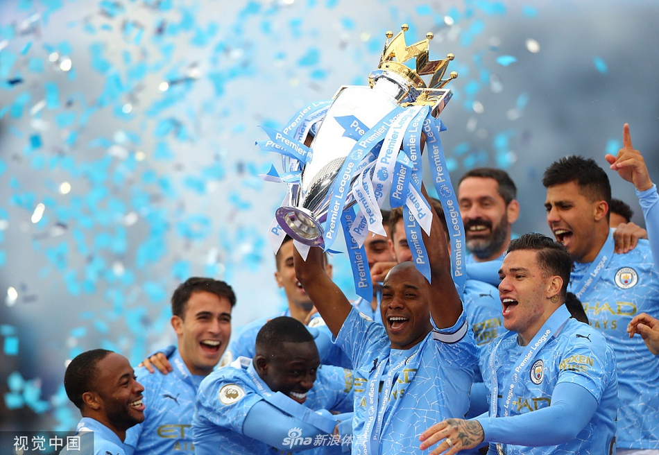 [英超]曼城5-0埃弗顿 阿圭罗两球