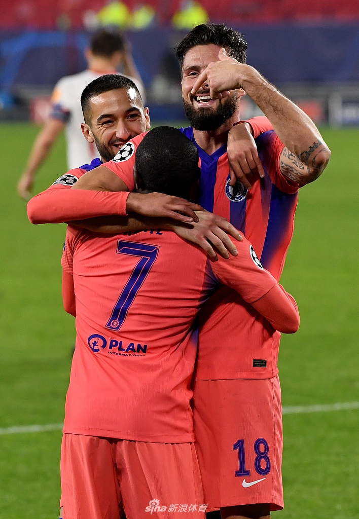 [欧冠]塞维利亚0-4切尔西 吉鲁大四喜