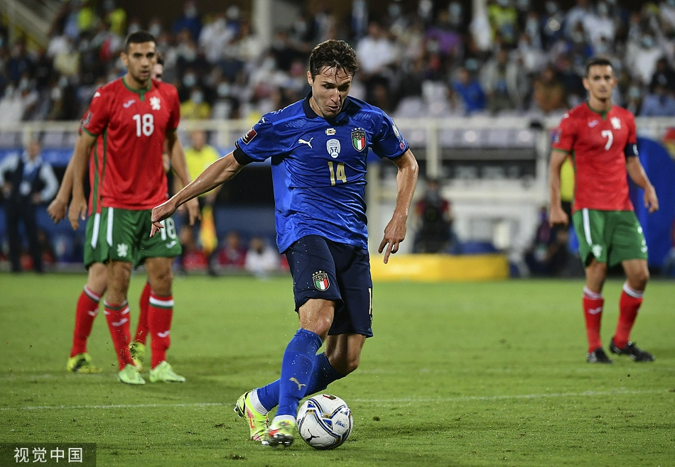[世预赛]意大利1-1保加利亚 基耶萨破门