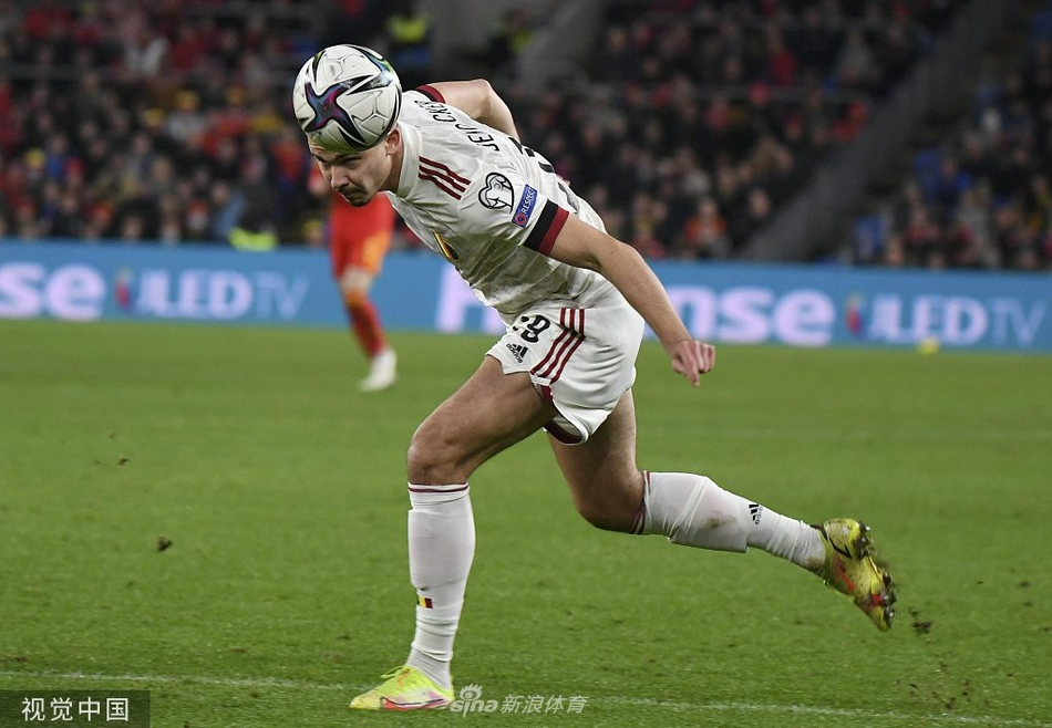 [世预赛]威尔士1-1比利时 德布劳内破门