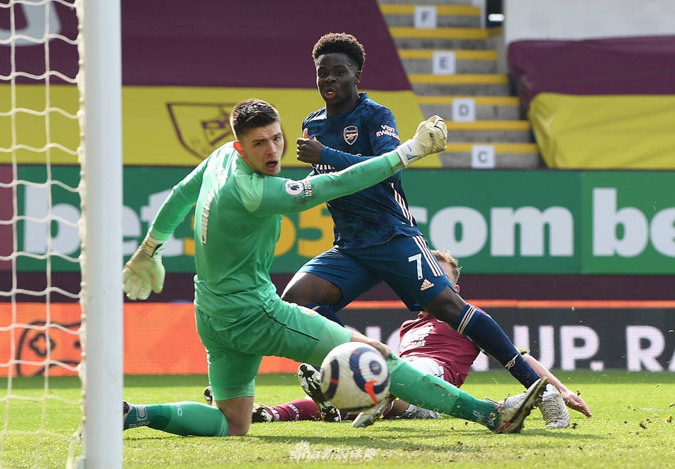 [英超]伯恩利1-1阿森纳