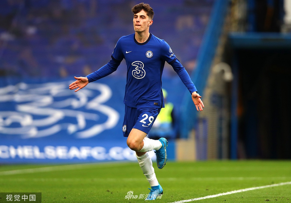 [英超]切尔西2-0富勒姆 哈弗茨两球