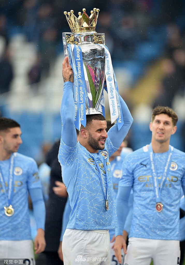 [英超]曼城5-0埃弗顿 阿圭罗两球