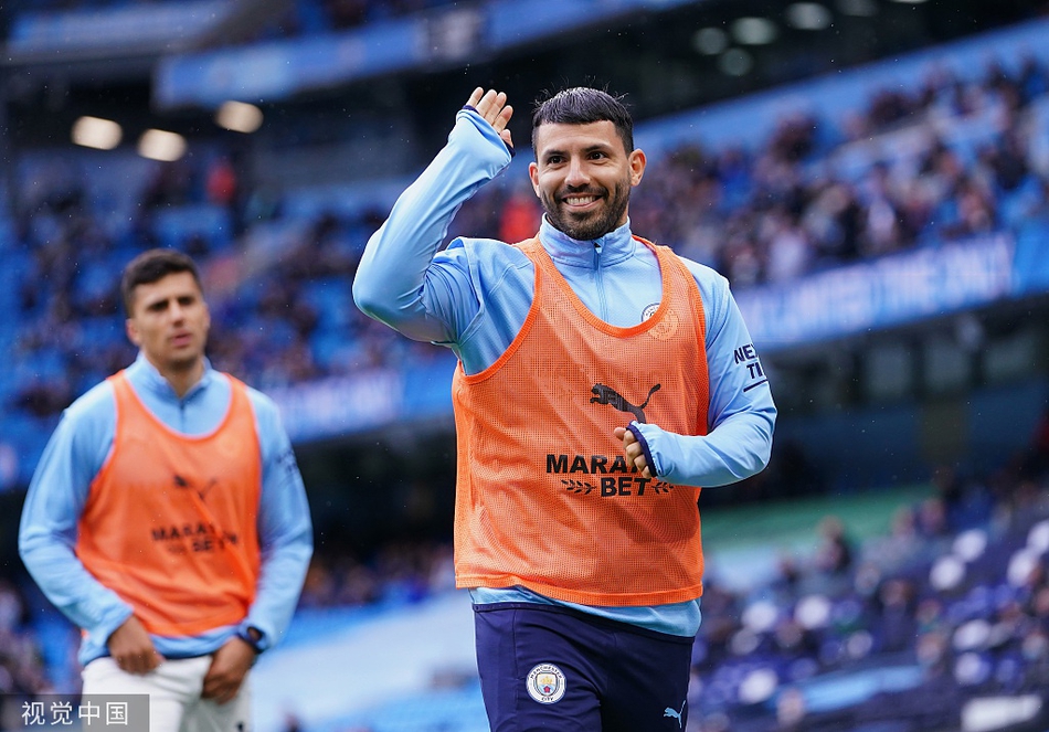 [英超]曼城5-0埃弗顿 阿圭罗两球