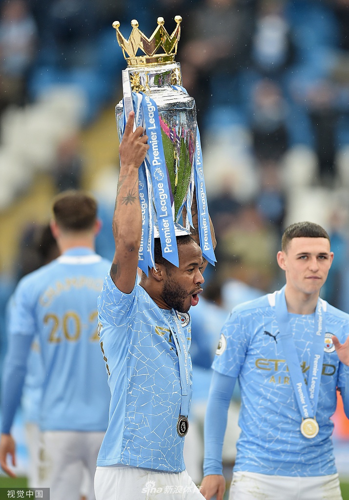 [英超]曼城5-0埃弗顿 阿圭罗两球