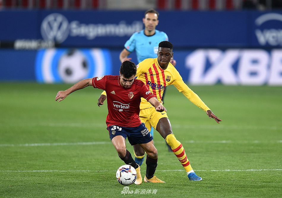 [西甲]奥萨苏纳0-2巴萨 梅西两助攻