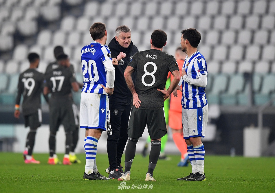 [欧联杯]皇家社会0-4曼联 B费两球