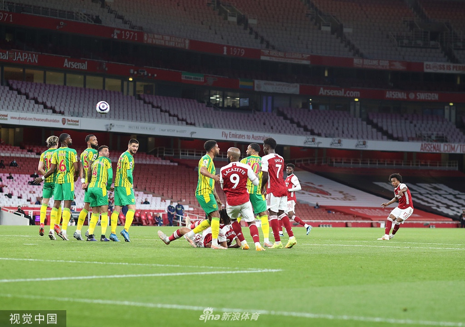 [英超]阿森纳3-1西布朗 西布朗降级