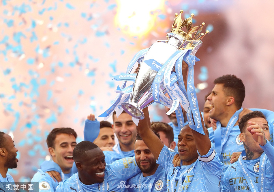 [英超]曼城5-0埃弗顿 阿圭罗两球