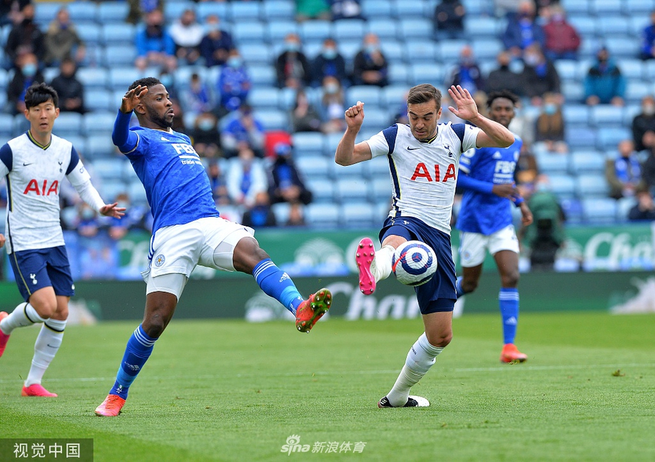 [英超]莱斯特2-4热刺 贝尔两球