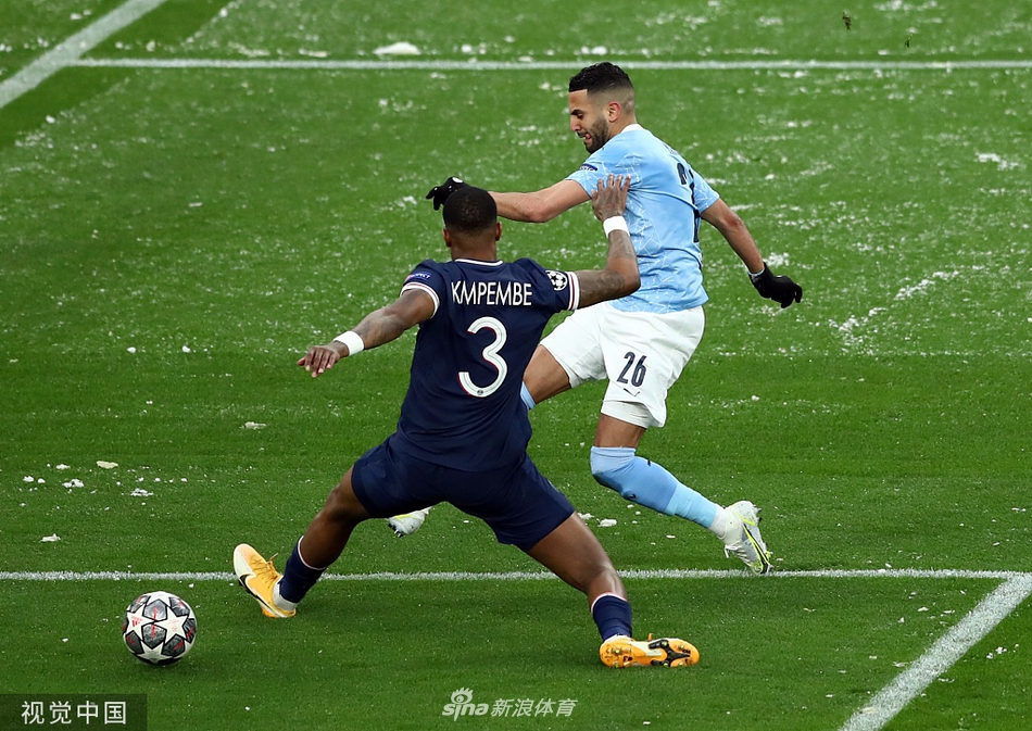 [欧冠]曼城2-0巴黎圣日耳曼 马赫雷斯两球
