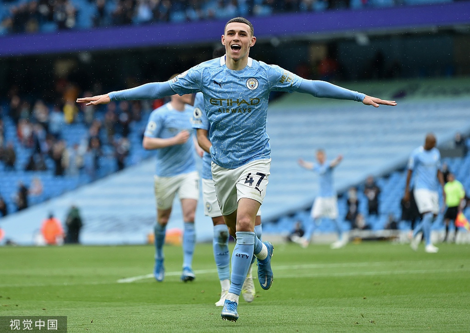 [英超]曼城5-0埃弗顿 阿圭罗两球