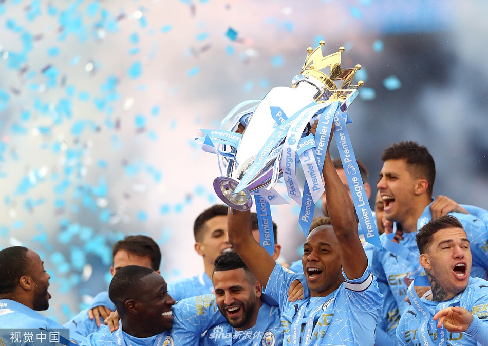 [英超]曼城5-0埃弗顿 阿圭罗两球