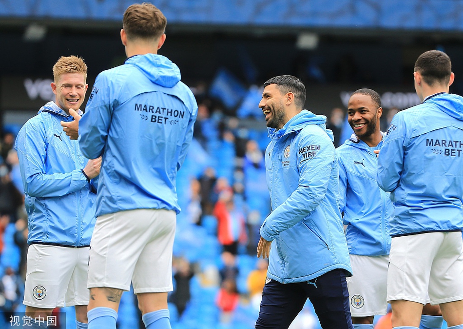 [英超]曼城5-0埃弗顿 阿圭罗两球