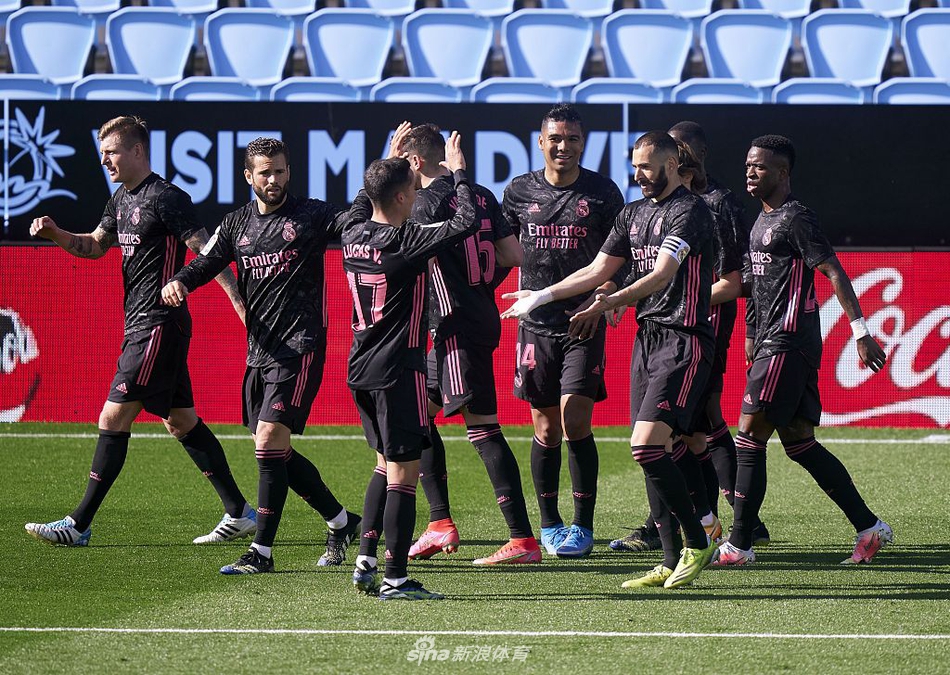 [西甲]塞尔塔1-3皇马 本泽马两射一传